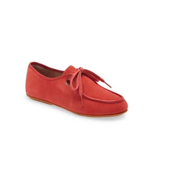 Fitflop Delfine Derby Shoe NWOT Red - Picture 1 of 8